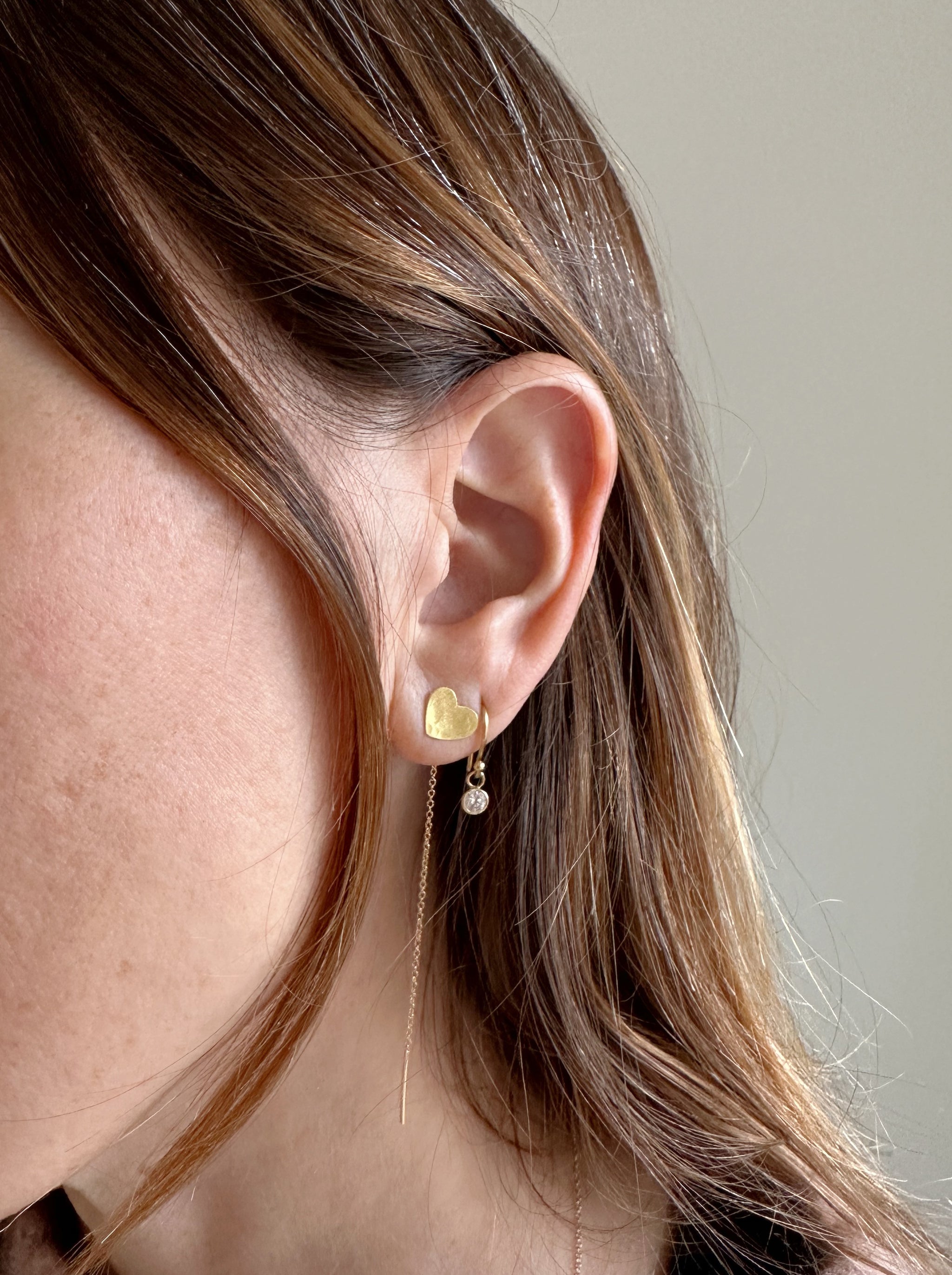 Chain through earrings clearance